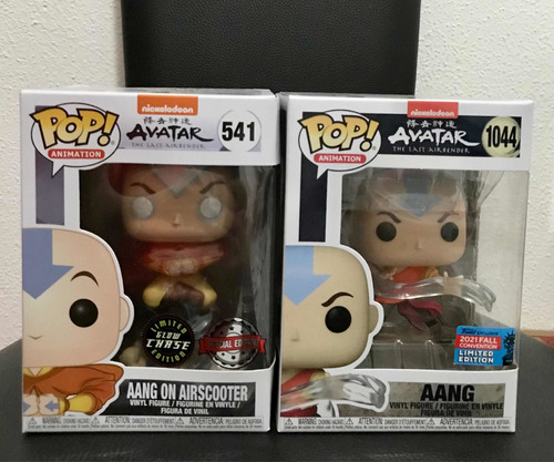 Funko Aang Chase 541 Y Funko Aang Nycc 1044 Set Dos Piezas (Usado)