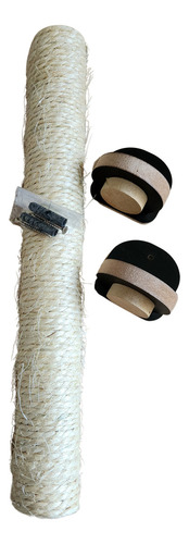 Arranhador Para Gatos De Parede Ronroneria Sisal 60cm Mdf Cor Preto Premium