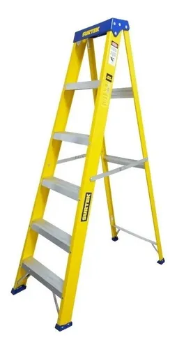 comprar Escalera Tijera Fibra Vidrio 5 Escalones Tipo 2 Surtek Color Multicolor