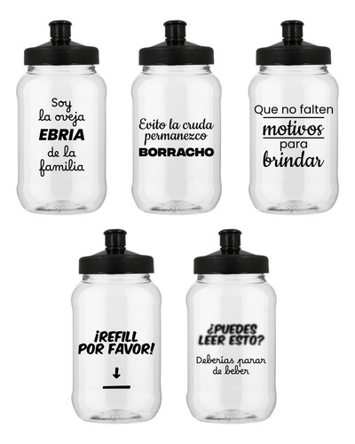 Termo Cilindro Personalizado Plástico Pack 25 Unidades