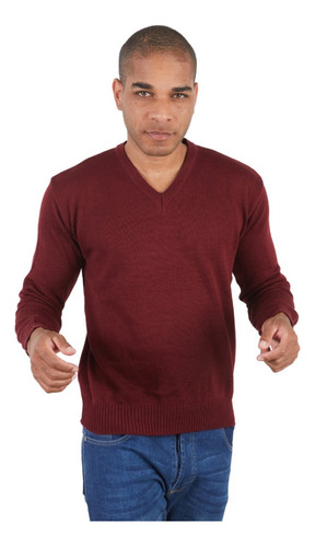 Pack X3 Sweaters Hombre De Hilo Cuello V Excelente Calidad