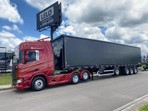 Scania R450 Highline Ano 22 + Sider Nostra 4 Eixo 0km 30 Plt