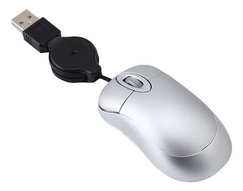 Cable Retráctil Para Ratón Con Cable Usb, Pequeño Y Pequeño