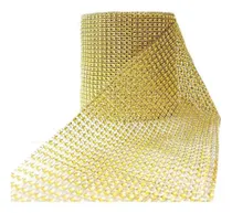 Comprar Galon Falso Strass Dorado Indumentaria Deco X 10 Yardas