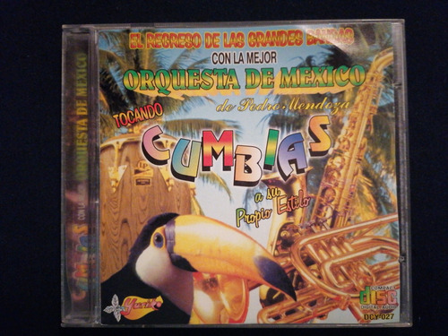 Cumbias Con La Mejor Orquesta De México De Pedro Mendoza Cd 