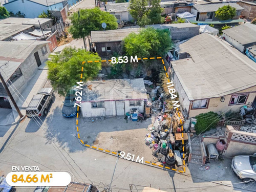 Terreno En Venta En Esquina En La Colonia El Pipila, Tijuana Bc