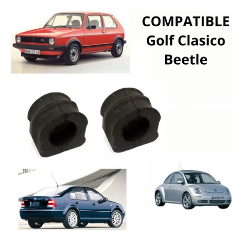 Par Goma Barra Estabilizadora Jetta A4 Golf Clasico Beetle