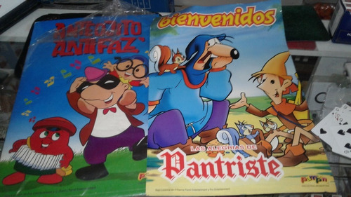 Cartel De Anteojito Y Antifaz (año 2000) Carton