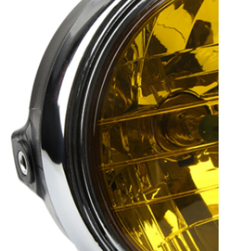 Faro De Motocicleta Faro De Motocicleta Redondo Compatible