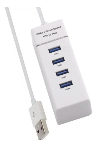 Hub Usb 3.0 4 Puertos 5 Gbps Superspeed Led Indicadores Rohs