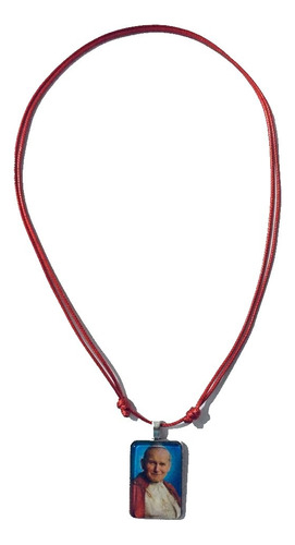 30 Collar Rojo Proteccion San Juan Pablo Segundo (cr48)