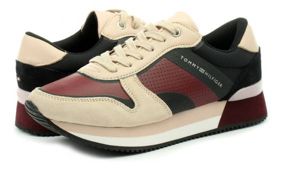 tenis tommy hilfiger feminino rosa