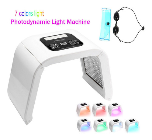 Lampara Fotonica Led Photon Luz Cuerpo Facial Acne 7 Colores