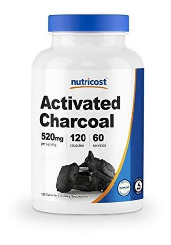 Nutricost Carbón Activado 120 Cápsulas - Polvo De Carbón Ac