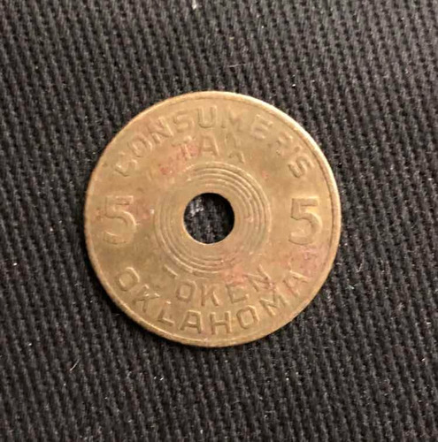 Imagen 3 de 4 de Impuesto Eeuu - Tax - Bronce - Token - Ficha - Oklahoma