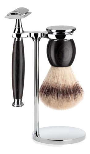 Mühle Set De Afeitado Sophist Sr Negro Madera Africana