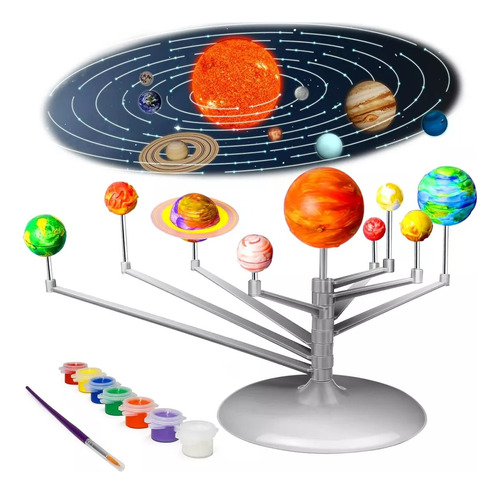 Explorando El Sistema Solar Juego Didáctico Para Colorear