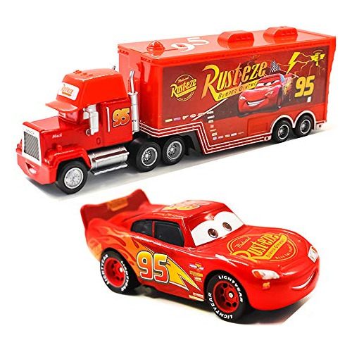 Pelicula Coches Juguetes Rojo Relámpago Mcqueen Mack 9r452