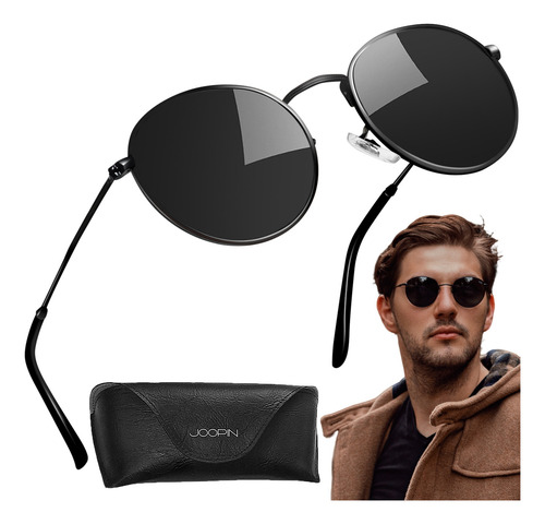 Lentes De Sol Mujer Uv Polarizados Retros De Moda Redondos