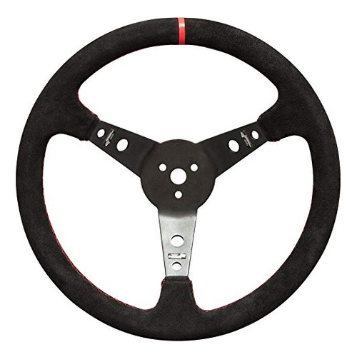 52-56797 Pro Alum. Racing Wheel, Suede Rim, 15  Blk