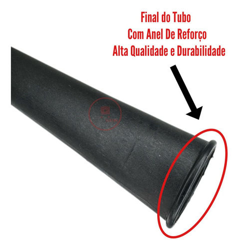 Kit 2 Tubos Extensor Aspirador De Pó Wap Gtw 50 Inox