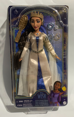 Muñeca Reina Amaya - Usada - Disney Mattel Barbie Wish (Usado)