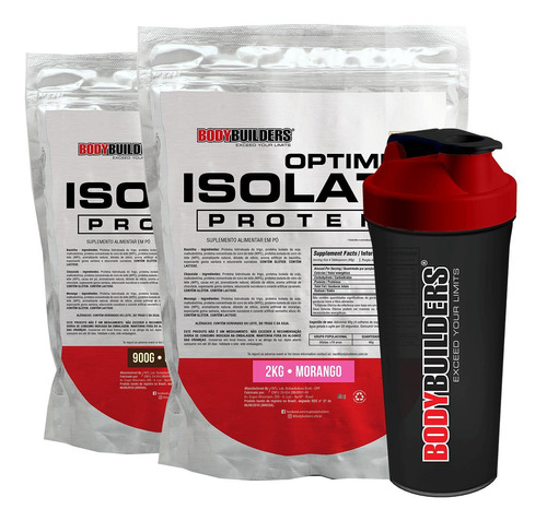 Kit Optimum Isolate Whey Protein 2kg+ Optimum