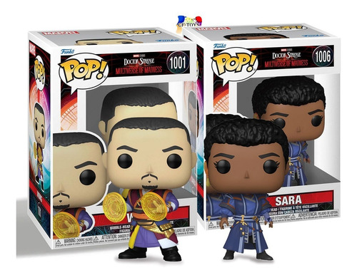 Doctor Strange Mago Wong Sara Funko Pop Set 2 Piezas Cf