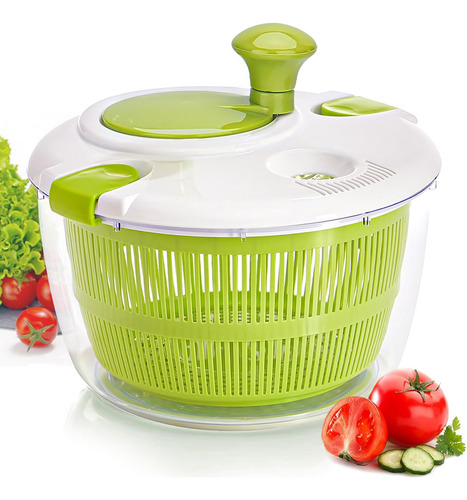 5l Centrifugadora De Lechuga Y Ensaladas, Escurridor Y