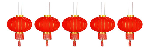 Lucky [u] - Lámpara China Flocada Para Decoración Del Festiv