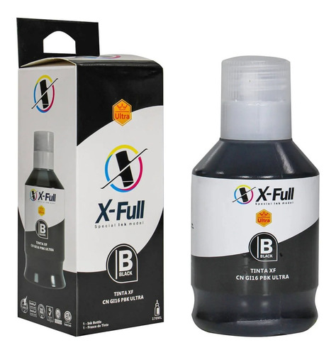 Tinta X-full Pigmentada Gx-4010 Gx6010 Gx7010 Gi-16bk Preto