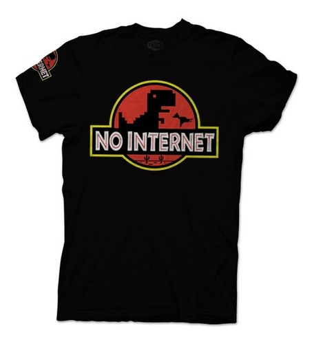 Camiseta No Internet Jurassic Clásica Urbana Niños Hombres 