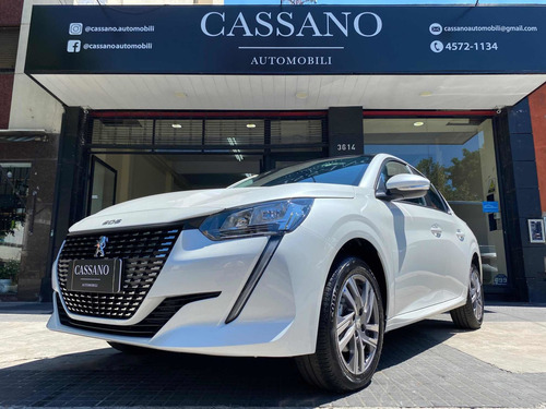 Peugeot 208 2021 1.6l Allure Tiptronic Blanco Cassano Automo