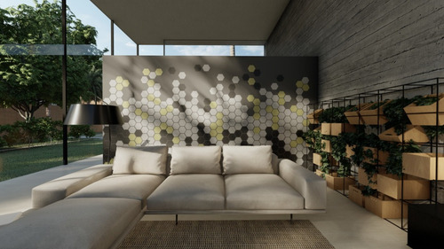 Mosaico De Cemento Hexagonal - Revestimiento Pared Piso M2