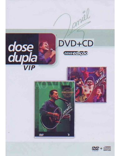 Dvd + Cd Daniel - Dose Dupla Vip: Ao Vivo (digipack)