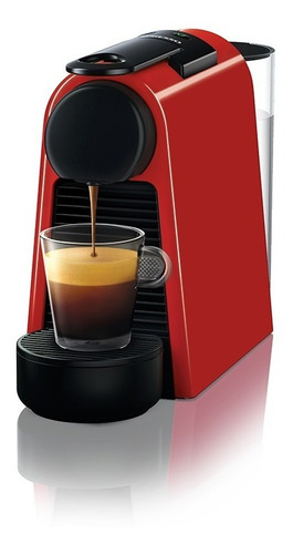 Cafeteira portátil Nespresso Essenza Mini D30 automática vermelha para cápsulas monodose 127V