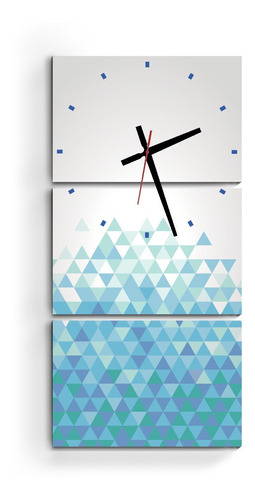 Reloj De Pared Cuadro Triptico Grandes Diseño Moderno Decoracion Diseño Decorativos Abstractos