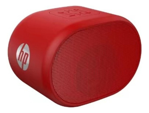 Parlante Portátil Hp Bts01 Con Bluetooth Fm Sd Extra Bass Color Rojo