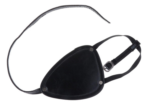 Parches De Pirata Para Ojos, Accesorios Novedosos, Pu Negro