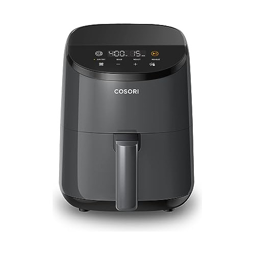 Cosori Small Air Fryer Oven 2.1 Qt, 4-in-1 Mini Airfryer, Ba