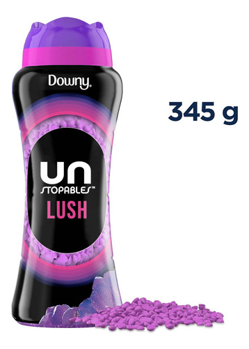 Perlas Para Ropa Downy Unstopables Lush 345g, Aroma Lavanda