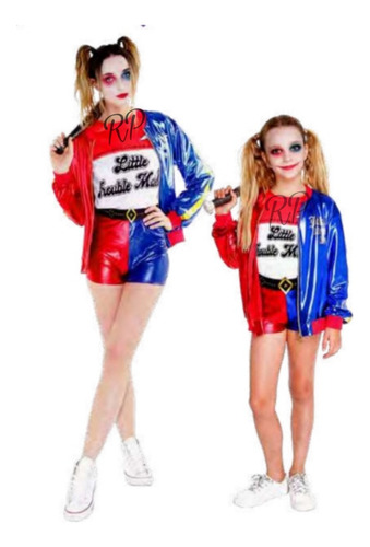 Disfraz De Harley Quinn Para Adulto O Niños. Elección 