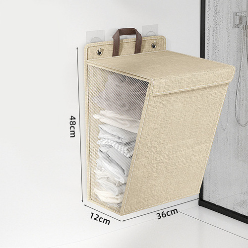 Cesto De Ropa Sucia Plegable Para Colgar En La Pared