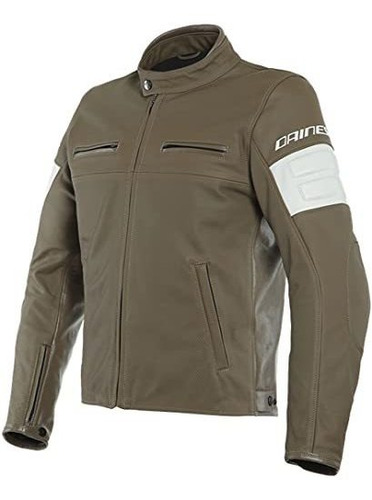 Motociclismo, Chaqueta De Moto De Cuero Perforado Para Hombr