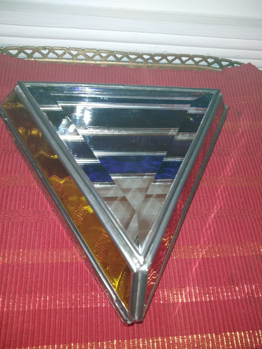 Antiguo Joyero Vitral (triangulo) Rebajada (Usado)