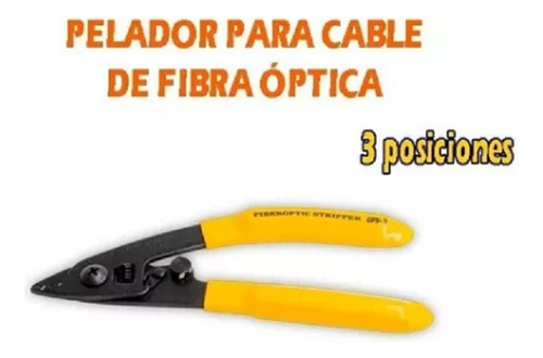 Pelador De Cable Para Fibra Optica 3 Posiciones Wirepl+