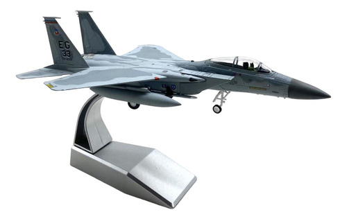 1/100 Escala Us F-15c Fighter Modelo Miniatura Resistente