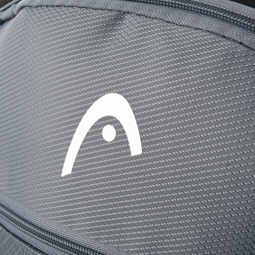 Mochila Porta Notebook Reforzada Universitaria Multibolsillo Gris Liso