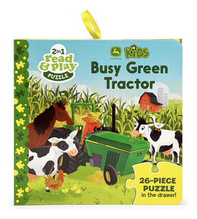 Libro John Deere Kids Busy Green Tractor - Cottage Door P...