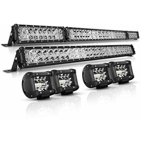 Kit De Barra De Luz Led Autofeel 6000k 52 Pulgadas 32 P...